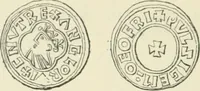 An illustration from A catalogue of English coins in the British museum. Anglo-Saxon series .. (1887)