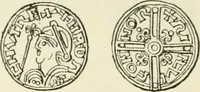 An illustration from A catalogue of English coins in the British museum. Anglo-Saxon series .. (1887)