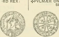 An illustration from A catalogue of English coins in the British museum. Anglo-Saxon series .. (1887)