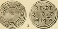 An illustration from A catalogue of English coins in the British museum. Anglo-Saxon series .. (1887)
