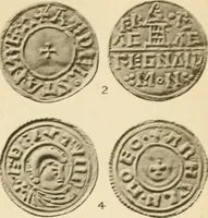 An illustration from A catalogue of English coins in the British museum. Anglo-Saxon series .. (1887)