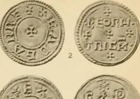 An illustration from A catalogue of English coins in the British museum. Anglo-Saxon series .. (1887)
