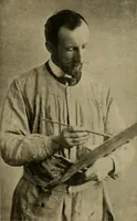 An illustration from Catalogue of an exhibition of contemporary German paintings (1907)