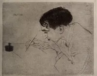 An illustration from Catalogue of an exhibition of contemporary graphic art in Hungary, Bohemia, and Austria; (1913)