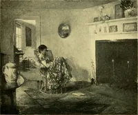 An illustration from Catalogue of the exhibition of paintings by Ten American painters, April 11 to May 3, 1908 (1908)