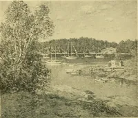 An illustration from Catalogue of the exhibition of paintings by Ten American painters, April 11 to May 3, 1908 (1908)
