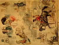 An illustration from Catalogue of an exhibition of works by John Leech : (1817-1864) held at the Grolier club from January 22 until March 8, 1914 (1914)