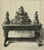 An illustration from Catalogue of extremely rare valuable antiquities, furniture and objets d'art ... on exhibition, Feb. 26, 27 and 28 ... The scenery will be shown at the Terminal Warehouse, by permission of the auctioneer, at absolute sale Monday March 2d and afternoons following at 2 o'clock (1900)