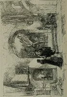 An illustration from Catalogue illustré officiel de la Section des beaux-arts de l'Exposition universelle d'Amsterdam, contenant environ 200 reproductions d'après les dessins originaux des artistes (1883)