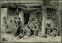 An illustration from Catalogue illustré officiel de la Section des beaux-arts de l'Exposition universelle d'Amsterdam, contenant environ 200 reproductions d'après les dessins originaux des artistes (1883)