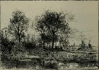 An illustration from Catalogue illustré officiel de la Section des beaux-arts de l'Exposition universelle d'Amsterdam, contenant environ 200 reproductions d'après les dessins originaux des artistes (1883)