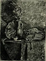 An illustration from Catalogue illustré officiel de la Section des beaux-arts de l'Exposition universelle d'Amsterdam, contenant environ 200 reproductions d'après les dessins originaux des artistes (1883)