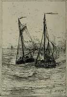 An illustration from Catalogue illustré officiel de la Section des beaux-arts de l'Exposition universelle d'Amsterdam, contenant environ 200 reproductions d'après les dessins originaux des artistes (1883)