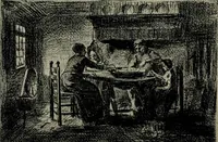 An illustration from Catalogue illustré officiel de la Section des beaux-arts de l'Exposition universelle d'Amsterdam, contenant environ 200 reproductions d'après les dessins originaux des artistes (1883)