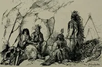 An illustration from Catalogue illustré officiel de la Section des beaux-arts de l'Exposition universelle d'Amsterdam, contenant environ 200 reproductions d'après les dessins originaux des artistes (1883)