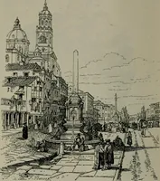 An illustration from Catalogue illustré officiel de la Section des beaux-arts de l'Exposition universelle d'Amsterdam, contenant environ 200 reproductions d'après les dessins originaux des artistes (1883)