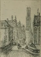 An illustration from Catalogue illustré officiel de la Section des beaux-arts de l'Exposition universelle d'Amsterdam, contenant environ 200 reproductions d'après les dessins originaux des artistes (1883)