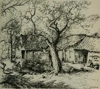 An illustration from Catalogue illustré officiel de la Section des beaux-arts de l'Exposition universelle d'Amsterdam, contenant environ 200 reproductions d'après les dessins originaux des artistes (1883)