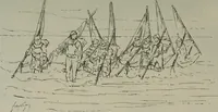 An illustration from Catalogue illustré officiel de la Section des beaux-arts de l'Exposition universelle d'Amsterdam, contenant environ 200 reproductions d'après les dessins originaux des artistes (1883)
