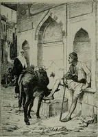 An illustration from Catalogue illustré officiel de la Section des beaux-arts de l'Exposition universelle d'Amsterdam, contenant environ 200 reproductions d'après les dessins originaux des artistes (1883)