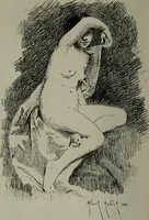 Picture 116 of 207 from Catalogue illustré officiel de la Section des beaux-arts de l'Exposition universelle d'Amsterdam, contenant environ 200 reproductions d'après les dessins originaux des artistes (1883), leaf 229