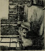 An illustration from Catalogue illustré officiel de la Section des beaux-arts de l'Exposition universelle d'Amsterdam, contenant environ 200 reproductions d'après les dessins originaux des artistes (1883)