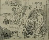 An illustration from Catalogue illustré officiel de la Section des beaux-arts de l'Exposition universelle d'Amsterdam, contenant environ 200 reproductions d'après les dessins originaux des artistes (1883)