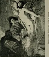 An illustration from Catalogue illustré officiel de la Section des beaux-arts de l'Exposition universelle d'Amsterdam, contenant environ 200 reproductions d'après les dessins originaux des artistes (1883)
