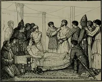 An illustration from Catalogue illustré officiel de la Section des beaux-arts de l'Exposition universelle d'Amsterdam, contenant environ 200 reproductions d'après les dessins originaux des artistes (1883)