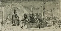 An illustration from Catalogue illustré officiel de la Section des beaux-arts de l'Exposition universelle d'Amsterdam, contenant environ 200 reproductions d'après les dessins originaux des artistes (1883)