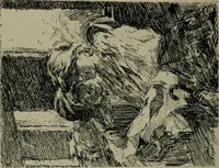 An illustration from Catalogue illustré officiel de la Section des beaux-arts de l'Exposition universelle d'Amsterdam, contenant environ 200 reproductions d'après les dessins originaux des artistes (1883)