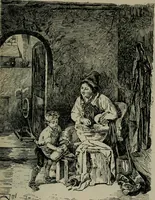 An illustration from Catalogue illustré officiel de la Section des beaux-arts de l'Exposition universelle d'Amsterdam, contenant environ 200 reproductions d'après les dessins originaux des artistes (1883)