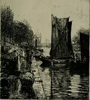 An illustration from Catalogue illustré officiel de la Section des beaux-arts de l'Exposition universelle d'Amsterdam, contenant environ 200 reproductions d'après les dessins originaux des artistes (1883)