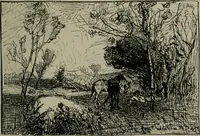 An illustration from Catalogue illustré officiel de la Section des beaux-arts de l'Exposition universelle d'Amsterdam, contenant environ 200 reproductions d'après les dessins originaux des artistes (1883)