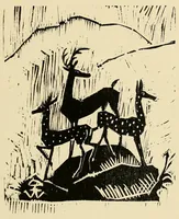An illustration from Catalogue of the first American exhibition of sculpture by Hunt Diederich : held at the Kingore Galleries, six sixty eight Fifth Avenue, New York, from April twenty until May twelve, nineteen twenty (1920)
