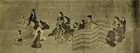 An illustration from Catalogue of Fukuba's collection of one hundred Ukiyoé paintings (1911)