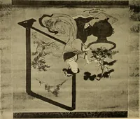 An illustration from Catalogue of Fukuba's collection of one hundred Ukiyoé paintings (1911)