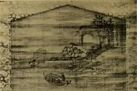 An illustration from Catalogue of Fukuba's collection of one hundred Ukiyoé paintings (1911)