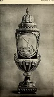 An illustration from Catalogue of the furniture, marbles, bronzes, clocks, candelabra, majolica, porcelain, glass, jewelery, goldsmith's and silversmith's work, ivories, medals, illuminations, miniatures, and objects of art generally, in the Wallace collection (1910)