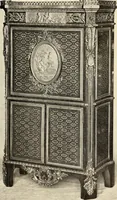 An illustration from Catalogue of the furniture, marbles, bronzes, clocks, candelabra, majolica, porcelain, glass, jewelery, goldsmith's and silversmith's work, ivories, medals, illuminations, miniatures, and objects of art generally, in the Wallace collection (1910)