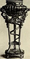 An illustration from Catalogue of the furniture, marbles, bronzes, clocks, candelabra, majolica, porcelain, glass, jewelery, goldsmith's and silversmith's work, ivories, medals, illuminations, miniatures, and objects of art generally, in the Wallace collection (1910)