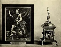 An illustration from Catalogue of the furniture, marbles, bronzes, clocks, candelabra, majolica, porcelain, glass, jewelery, goldsmith's and silversmith's work, ivories, medals, illuminations, miniatures, and objects of art generally, in the Wallace collection (1910)