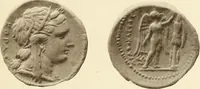 An illustration from Catalogue of Greek coins in the Hunterian collection, University of Glasgow (1899)