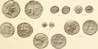 An illustration from Catalogue of Greek coins in the Hunterian collection, University of Glasgow (1899)