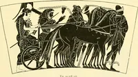 An illustration from A catalogue of the Greek and Etruscan vases in the British Museum (1893)