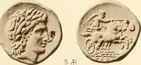 An illustration from Catalogue of Greek coins in the Hunterian collection, University of Glasgow (1899)