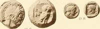 An illustration from Catalogue of Greek coins in the Hunterian collection, University of Glasgow (1899)