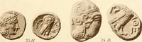 An illustration from Catalogue of Greek coins in the Hunterian collection, University of Glasgow (1899)