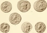 An illustration from Catalogue of Greek coins in the Hunterian collection, University of Glasgow (1899)