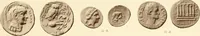 An illustration from Catalogue of Greek coins in the Hunterian collection, University of Glasgow (1899)